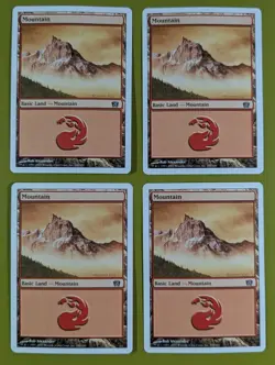 Mountain (346) x4 Eighth Edition 8th 4x Magic the Gathering MTG - Image 1