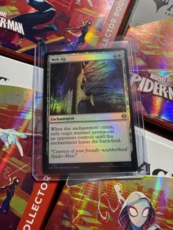 Magic the Gathering Spiderman Web Up Holo , - 0021 - NM - MTG - Image 1
