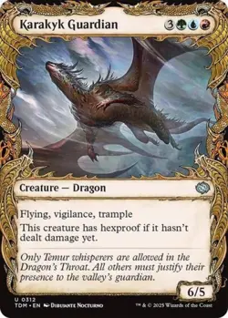 Karakyk Guardian (Showcase) -Foil Near Mint MTG Tarkir: Dragonstorm - Image 1