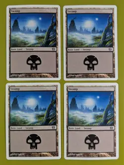 Swamp (339) x4 Eighth Edition 8th 4x Magic the Gathering MTG - Image 1