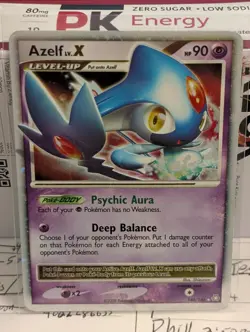 Pokemon AZELF LV.X Card LEGENDS AWAKENED Set 140/146 Rare Holo *Free Shipping* - Image 1