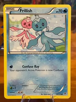 2014 Pokemon XY Phantom Forces Frillish 20/119 Common Basic MP - Image 1