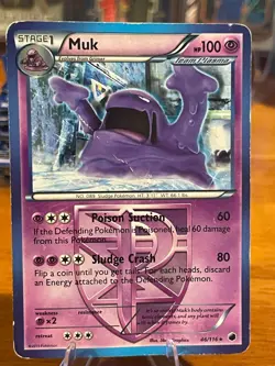 2013 Pokemon Black & White Plasma Freeze Muk 46/116 Rare Stage 1 MP - Image 1