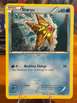 2014 Pokemon XY Base Set Staryu 33/146 Common Basic MP - Image 1