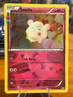 2016 Pokemon XY Generations Swirlix RC19/RC32 Uncommon Reverse Holo MP - Image 1