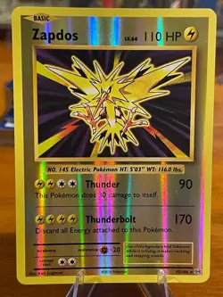 2016 Pokemon XY Evolutions Zapdos 42/108 Reverse Holo Rare MP - Image 1