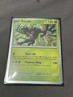 Zarude SVP199 Black Star Cosmos Holo Promo Destined Rivals Pokemon TCG NM - Image 1