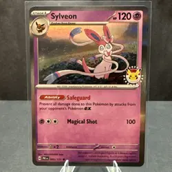 Sylveon 040/131 Prismatic Evolutions 2025 Pokemon Day Stamped Promo Holo TCG NM - Image 1