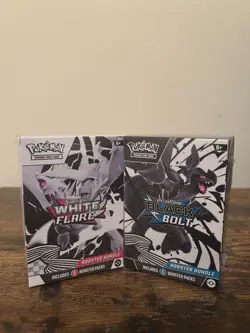 Pokemon Black Bolt and White Flare Booster Bundle Set of 2 Sealed New - In Hand - Image 1