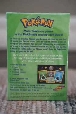 GUARANTEED SHADOWLESS Pokemon OVERGROWTH Base Set 2 Player Theme Deck HEAT SEAL - Image 2