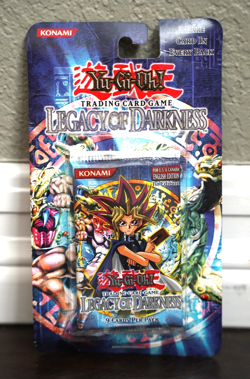 2002 Yugioh LOD 1st Edition Legacy of Darkness Blister Pack Sealed TCG - Image 1