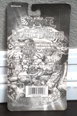2002 Yugioh LOD 1st Edition Legacy of Darkness Blister Pack Sealed TCG - Image 2