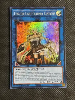 YuGiOh! - Lyna the Light Charmer, Lustrous RA04-EN081 Super Rare 1st Edition NM - Image 1