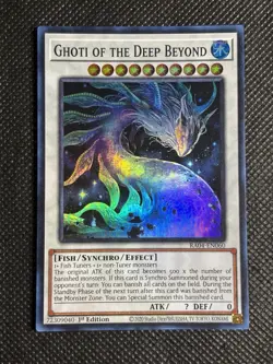 YuGiOh! - Ghoti of the Deep Beyond RA04-EN060 Super Rare 1st Edition Near Mint - Image 1