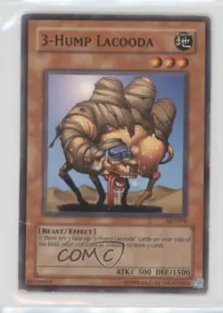 3-Hump Lacooda Unlimited YuGiOh Ancient Sanctuary #AST-070 2004 - Image 1