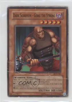 Dark Scorpion - Gorg the Strong Unlimited YuGiOh Crisis #DCR-060 2003 - Image 1