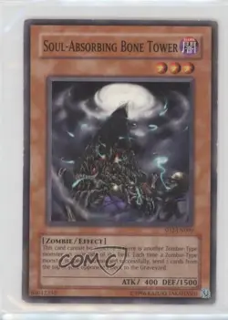 Soul-Absorbing Bone Tower Unlimited YuGiOh Zombie Madness Structure Deck 2005 - Image 1