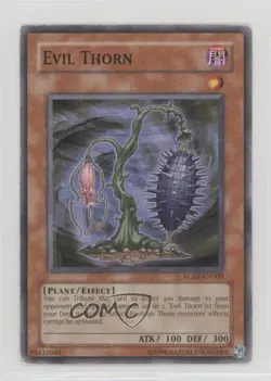 Evil Thorn Unlimited YuGiOh Raging Battles #RGBT-EN009 2009 READ - Image 1