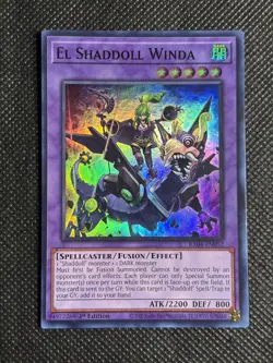 YuGiOh! - El Shaddoll Winda RA04-EN052 Super Rare 1st Edition Near Mint - Image 1