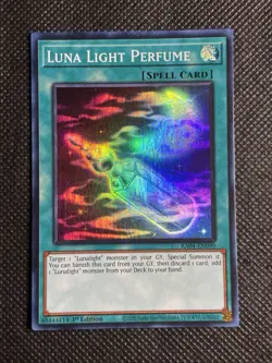 YuGiOh! - Luna Light Perfume RA04-EN090 Super Rare 1st Edition Near Mint - Image 1