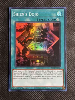 YuGiOh! - Shien's Dojo RA04-EN088 Super Rare 1st Edition Near Mint - Image 1
