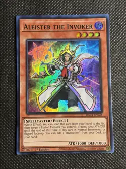YuGiOh! Aleister the Invoker RA04-EN024 Alt Art Super Rare 1st Edition Near Mint - Image 1