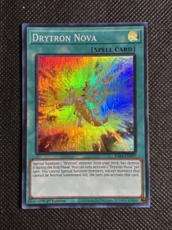 YuGiOh! - Drytron Nova RA04-EN097 Super Rare 1st Edition Near Mint - Image 1
