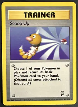 Pokemon Card - Scoop Up 107/130 Base Set 2 Rare - Image 1