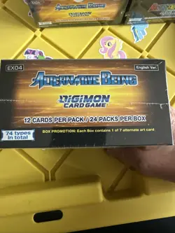 Bandai Digimon Card Game Alternative Being Booster Box Ex04 - Image 3