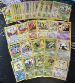 Pokemon Jungle Non Holo Complete 48 Card Lot Rare Common Uncommon - Image 1