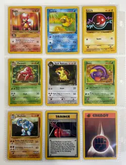 Pokemon Card Binder Collection - Vintage Card Lot | 1999-2000 WOTC Rare/Uncommon - Image 1