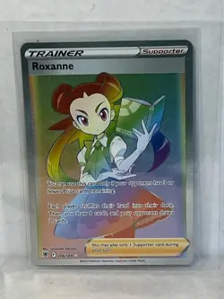 Roxanne - 206/189 - Pokemon Astral Radiance Sword & Shield Secret Rare Card NM - Image 1