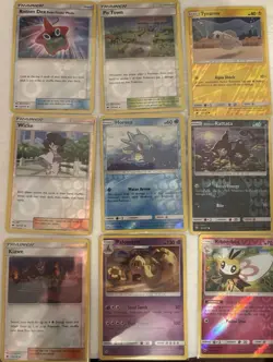 Pokemon TCG Holo/Reverse Holo CARD LOT Sun & Moon Burning Shadows 9 CARDS! NM - Image 1