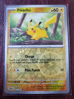 Pikachu - (Reverse Cosmos Holo) (Costco Exclusive) 025/165 Miscellaneous Cards & - Image 1
