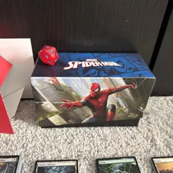 468 Card Lot- Magic MtG Spider-Man Bundle Web Foil Land Rare Comic Art Borderles - Image 3