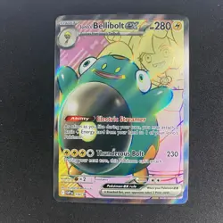 194 IONOS BELLIBOLT EX | PROMO ILLUSTRATION RARE | SCARLET & VIOLET POKEMON CARD - Image 1