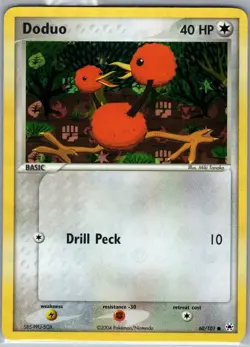 Doduo 60/101 Holo Hidden Legends - Pokemon Card - NM - Image 1