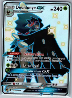 Decidueye GX SV47/SV94 Hidden Fates: Shiny Vault - Pokemon Card - NM - Image 1