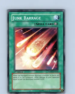 Yu-Gi-Oh TCG Junk Barrage DP08-EN019 1st Edition Common Card NM - Image 1