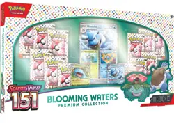 Pokemon 151 Blooming Waters Premium Collection - 12 Packs + Promo Cards - Image 1