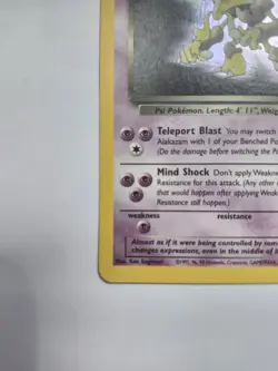 Pokemon Card Dark Alakazam 1/82 Team Rocket Set Rare Holo WOTC LP-MP - Image 2