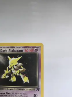 Pokemon Card Dark Alakazam 1/82 Team Rocket Set Rare Holo WOTC LP-MP - Image 4