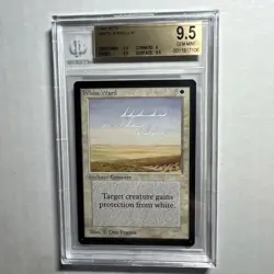 MTG Beta White Ward BGS 9.5 Gem Mint (Gem Mint centering, surface, edges) 1993 - Image 1