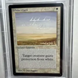 MTG Beta White Ward BGS 9.5 Gem Mint (Gem Mint centering, surface, edges) 1993 - Image 3