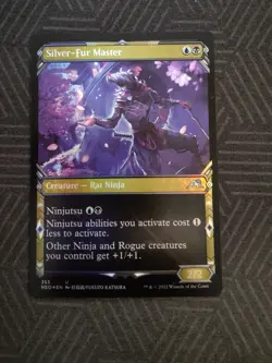 mtg silver-fur master showcase foil kamigawa neon dynasty - Image 1