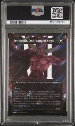 2025 MTG FF SURGE SEPHIROTH, FABLED SOLDIER/SEPHIROTH, ONE-WINGED ANGEL PSA 10 - Image 2