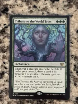 1x Tribute to the World Tree, NM, MOM, Magic: the Gathering, MtG - Image 1