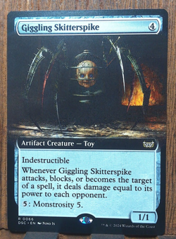 Giggling Skitterspike (Extended Art) Commander: Duskmourn: House of Horror... - Image 1