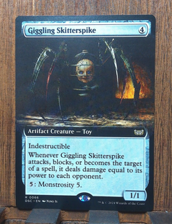 Giggling Skitterspike (Extended Art) Commander: Duskmourn: House of Horror... - Image 2
