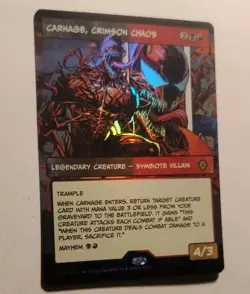 MTG Marvel's Spider-Man Carnage, Crimson Chaos (Borderless) (R) (Foil) NM 0227 - Image 2